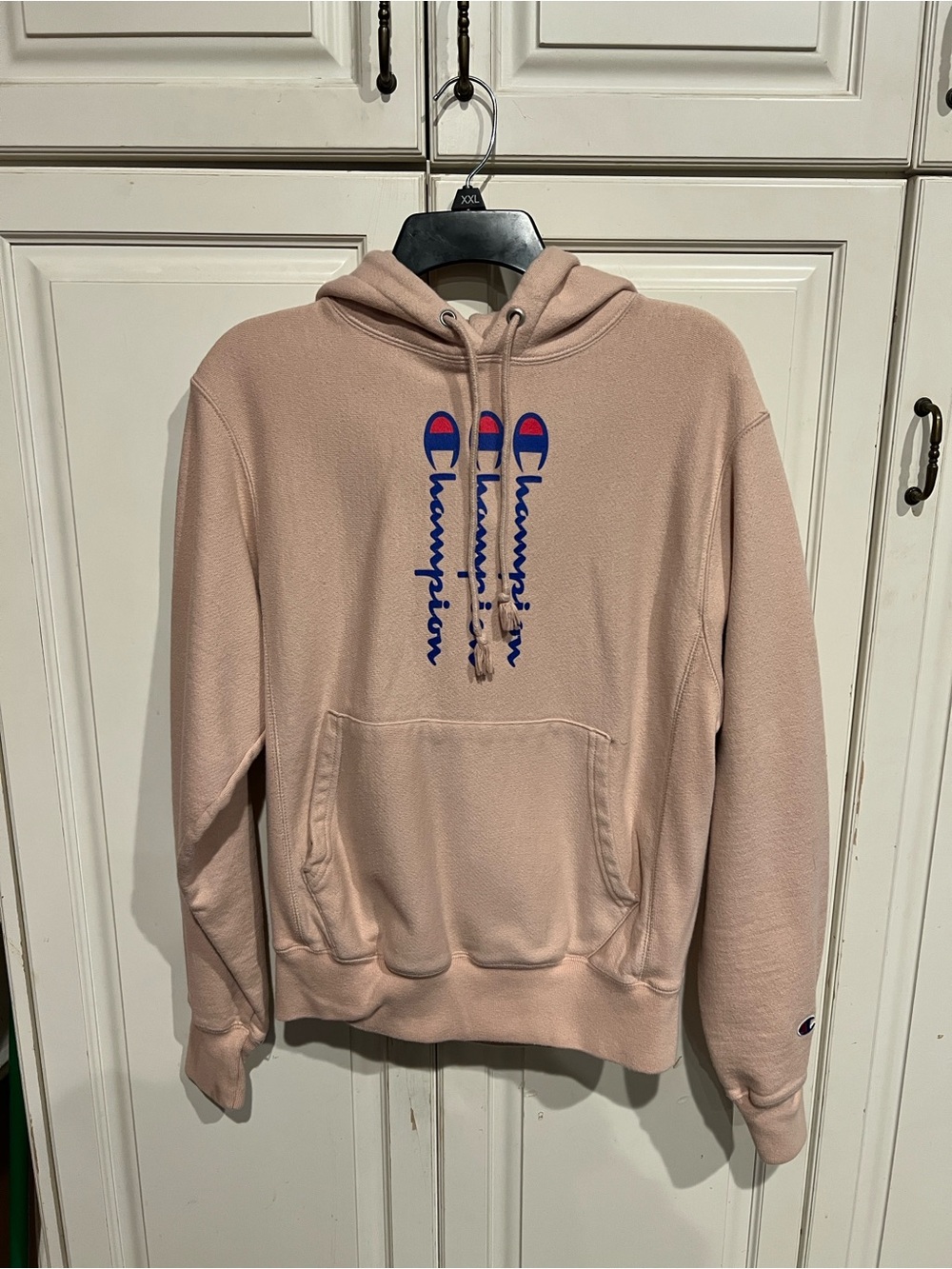Champion Woman’s Logo Hoodie Sweatshirt size S